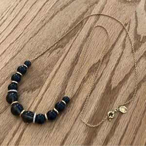 J.Crew | Grey Acetate Beaded Necklace | 32” Length